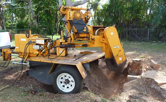 Stump-grinding